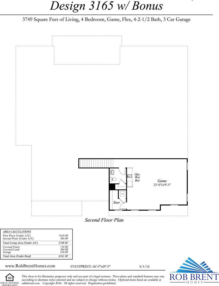 The Bellevue Floor Plan 2